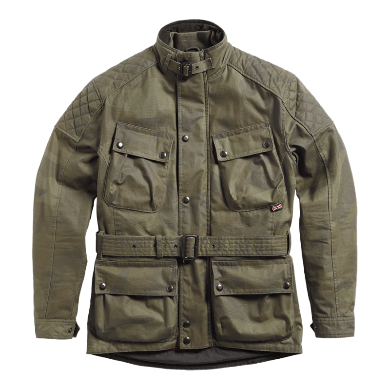 Triumph mcqueen waxed camo jacket 2025